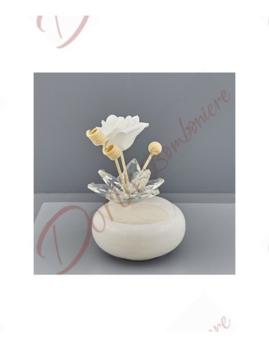 Idee bomboniere eleganti per matrimonio in ceramica, cristallo, Made in Italy