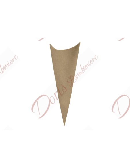 Cono portaconfetti in cartoncino colore e modello a scelta con o senza fiocco Cono portaconfetti in cartoncino colore e modello a scelta con o senza fiocco