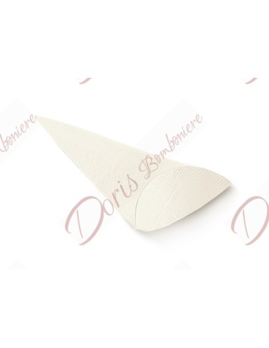 Confetti cone in cardboard, color and model of your choice with or without bow