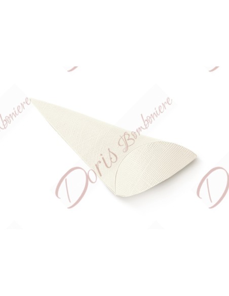 Cono portaconfetti in cartoncino colore e modello a scelta con o senza fiocco Cono portaconfetti in cartoncino colore e modello a scelta con o senza fiocco