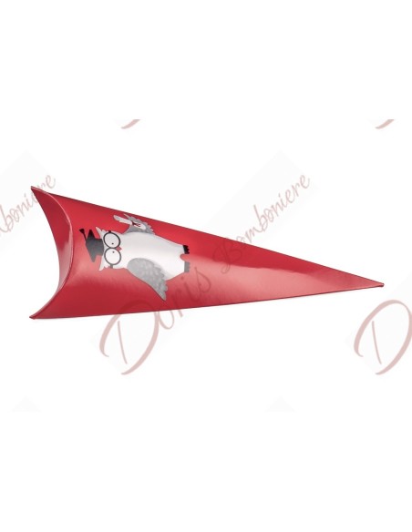 Cono portaconfetti in cartoncino colore e modello a scelta con o senza fiocco Cono portaconfetti in cartoncino colore e modello a scelta con o senza fiocco