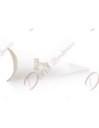 Confetti cone in cardboard, color and model of your choice with or without bow