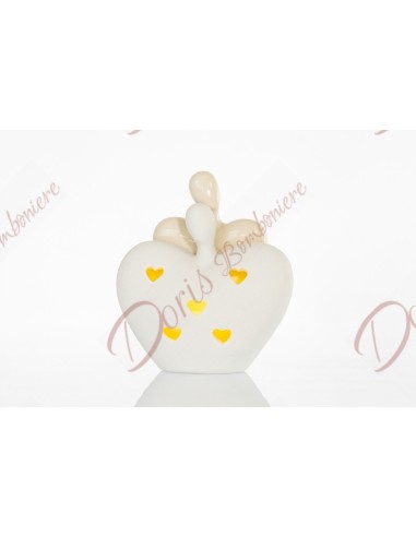 Wedding favors for couples in love porcelain with led light