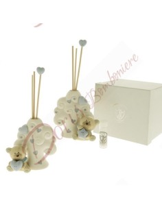 Useful favors for baptism ceramic perfumer with teddy bear assorted models