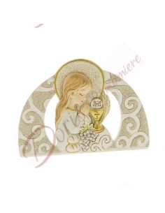 Faveurs première communion icône sacrée jeune fille arche sacrée 10 cm