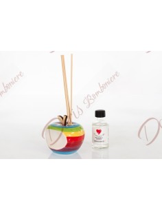 La solidarité favorise les amis de cuorematto Newton ligne pomme arc-en-parfumeur 7,5 cm