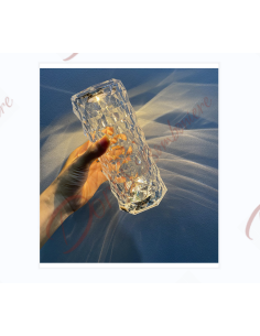 Crystal glass Touch lamp favors 21 x 10 cm 2