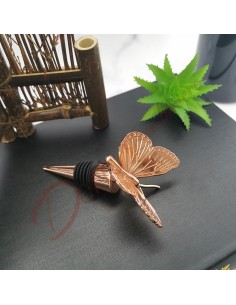 Useful favors bottle cap with metal butterfly