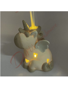 Unicorn ceramic perfumer favors with box and fragrance with led