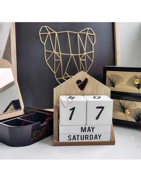 Perpetual calendar wooden calendar favors Perpetual calendar wooden calendar favors