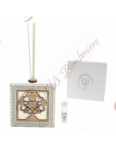 Arbre de vie faveurs parfumeur avec coffret et parfum 11 cm
