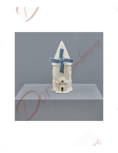 Bomboniere led mulino avento ideale per tema mare in ceramica misura 15.7 cm 10181021 Altri Marchi Mare