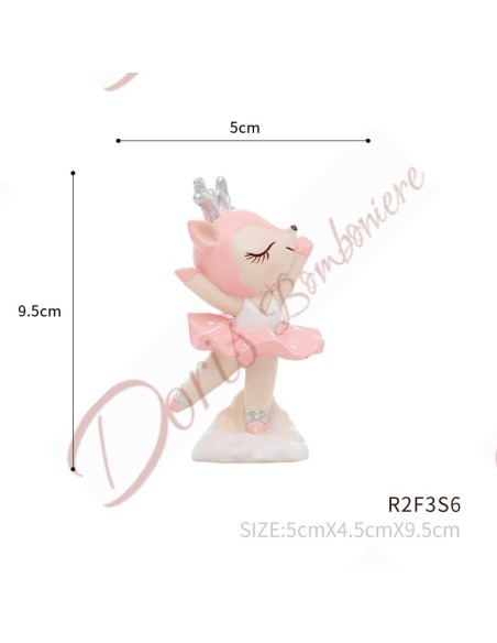 Bomboniere battesimo comunione bimba animali ballerini cm altezza 9/10.5 cm Bomboniere battesimo comunione bimba animali ballerini cm altezza 9/10.5 cm