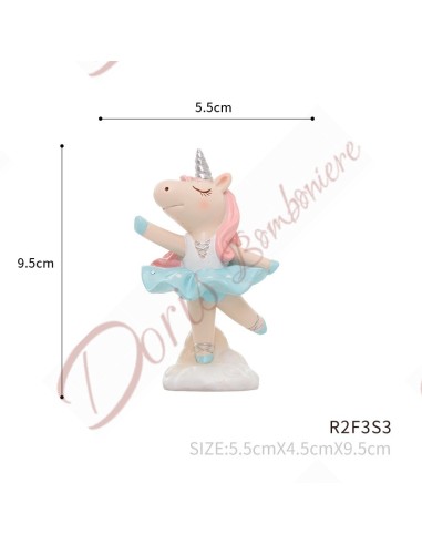 Bomboniere battesimo comunione bimba animali ballerini cm altezza 9/10.5 cm