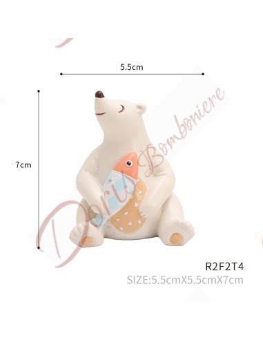 Gastgeschenk Eisbär zur Taufe Junge oder Mädchen Kommunion und Konfirmation verschiedene Ausführungen