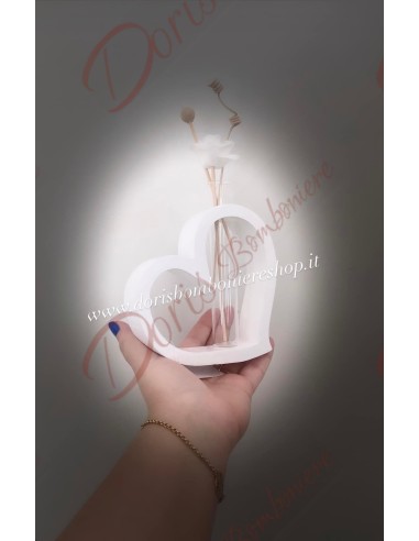 Heart-shaped wooden room perfumer favors perfumer useful favors