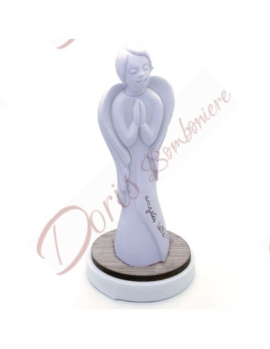 Favors baptism communion or confirmation angel praying Italian production 18 cm