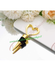 Useful and inexpensive wedding favors gold color bottle cap with heart 2