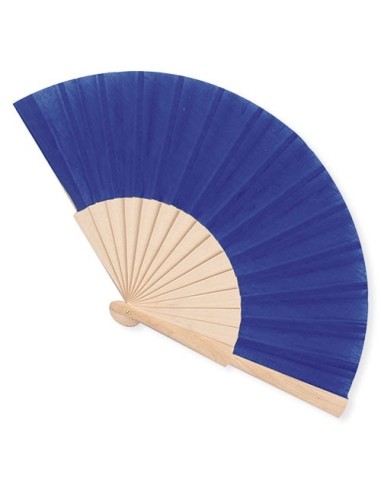 Ventaglio struttura in legno e tessuto BLU