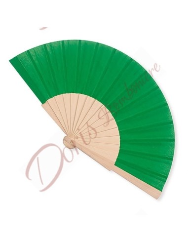 Fan structure in wood and GREEN fabric