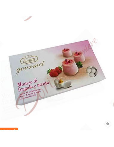 Confetti Buratti Gourmet Mousse di fragola e menta confezione da 1 kg