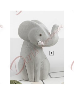 Elefante in resina colorata h 8 cm CON SCATOLA 5261