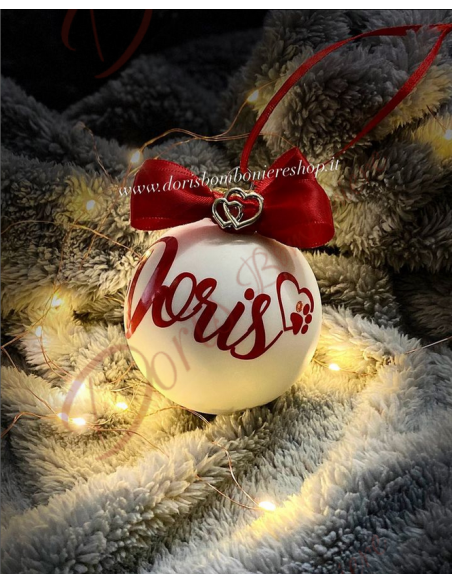 Boule de Noël personnalisée boule de Noël sapin décoration en VERRE couleur au choix diamètre 8 cm Boule de Noël personnalisée boule de Noël sapin décoration en VERRE couleur au choix diamètre 8 cm