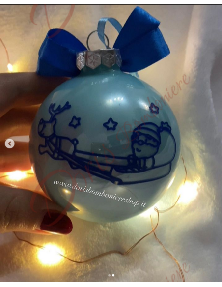 Boule de Noël personnalisée boule de Noël sapin décoration en VERRE couleur au choix diamètre 8 cm Boule de Noël personnalisée boule de Noël sapin décoration en VERRE couleur au choix diamètre 8 cm