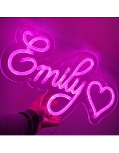 Luminous led name written in luminous led lamps lights signs for setting up events or bedroom 40 CM