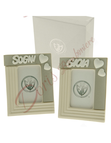 Wedding favors 2023 new etm collection photo frame with hearts line hearts dreams and joy cm h 13