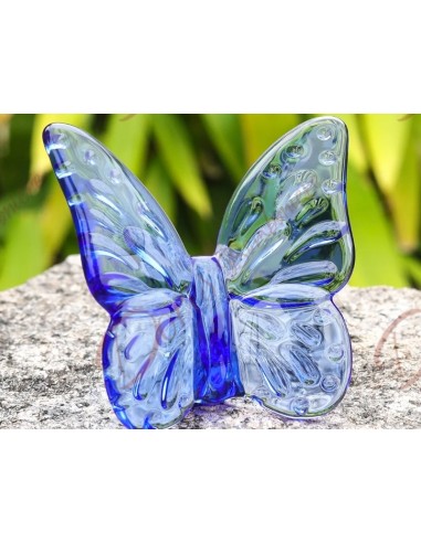 Faveur précieuse thème papillon en verre de cristal fabrication artisanale faveurs originales