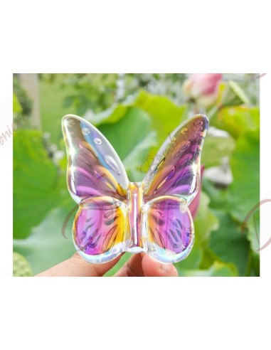 Precious favor butterfly theme in crystal glass handmade production original favors