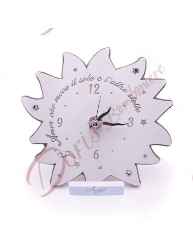 Bomboniere originali 2023 orologio grande collezione sole luna cm 30 made in italy