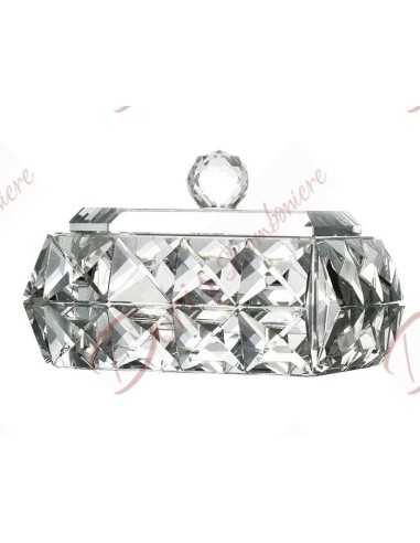 Wedding Favor Box Crystal Jewelery Box with Lid for Jewellery