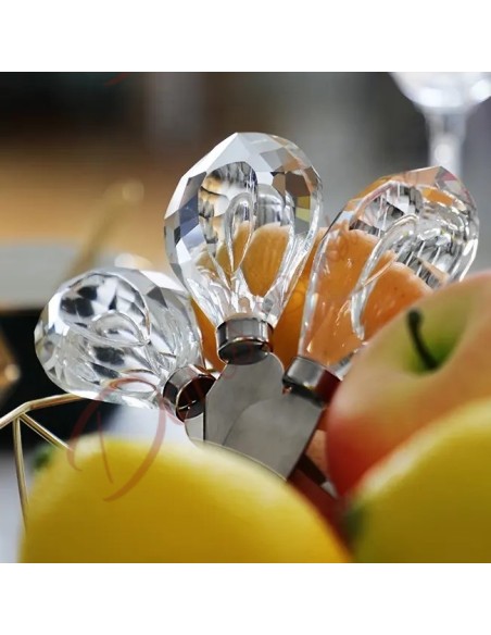 Useful and original crystal wedding favors set of 3-piece cheese knives Useful and original crystal wedding favors set of 3-piece cheese knives