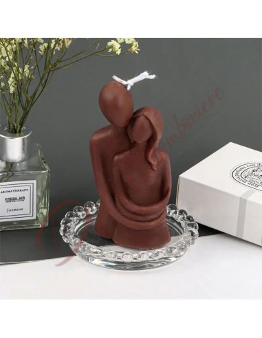 Gastgeschenke für Hochzeit oder Hochzeitstag stilisiertes Paar Umarmung 11,5 cm