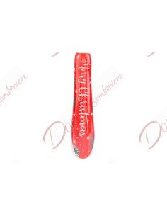 Bomboniere matrimonio gadget natale natalizio set 6 forchettine con manico ceramica e matallo cm 15 2
