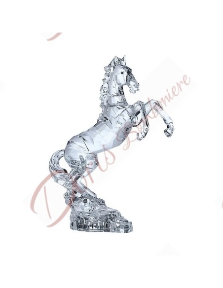 Bomboniere matrimonio cavallo di cristallo trasparente scultura artistica originale Bomboniere matrimonio cavallo di cristallo trasparente scultura artistica originale