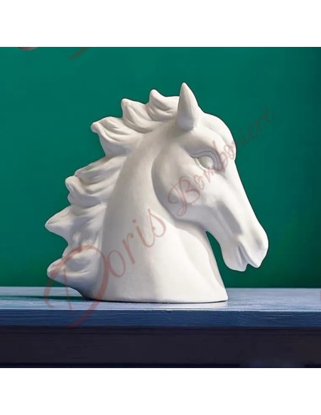 Bomboniere matrimonio scultura artistica di design sopramobile cavallo colore bianco o nero Bomboniere matrimonio scultura artistica di design sopramobile cavallo colore bianco o nero