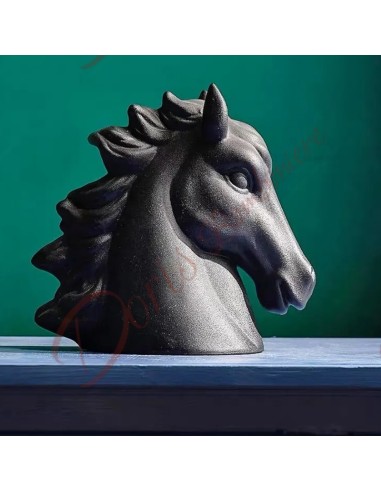 Bomboniere matrimonio scultura artistica di design sopramobile cavallo colore bianco o nero