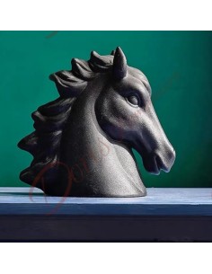 Bomboniere matrimonio scultura artistica di design sopramobile cavallo colore bianco o nero piccolo 2