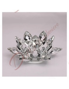 Kristall-Lotusblüten-Hochzeitsgeschenke oder Blumen-Kerzenhalter für Jahrestags-Hochzeit 2