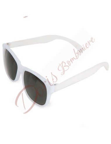 Basic sunglasses UV400 protection for adults WHITE