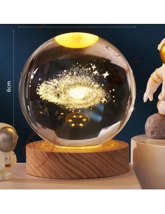 Fascinating nebula desing lamp themed astronomy sky and stars favors