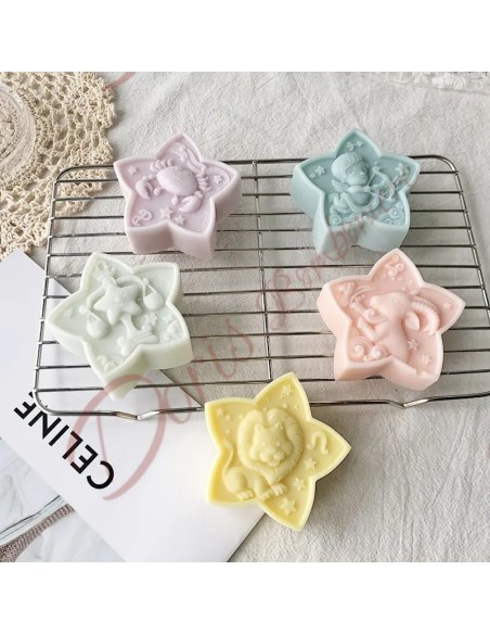 Star-shaped zodiac sign baptism birthday favors Star-shaped zodiac sign baptism birthday favors