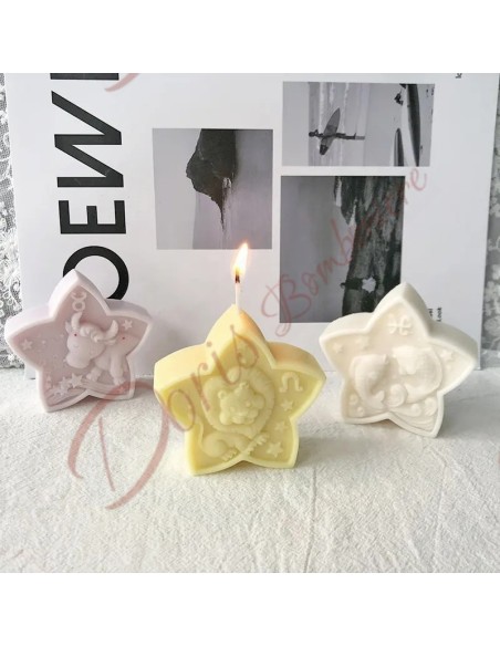 Star-shaped zodiac sign baptism birthday favors Star-shaped zodiac sign baptism birthday favors