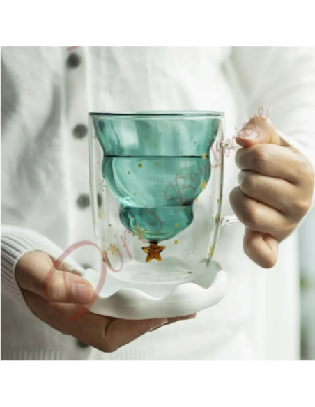 Bomboniera tazza natalizia originale con albero di natale gadget regalo 250 ml Bomboniera tazza natalizia originale con albero di natale gadget regalo 250 ml