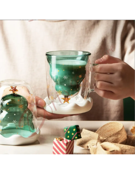 Bomboniera tazza natalizia originale con albero di natale gadget regalo 250 ml Bomboniera tazza natalizia originale con albero di natale gadget regalo 250 ml