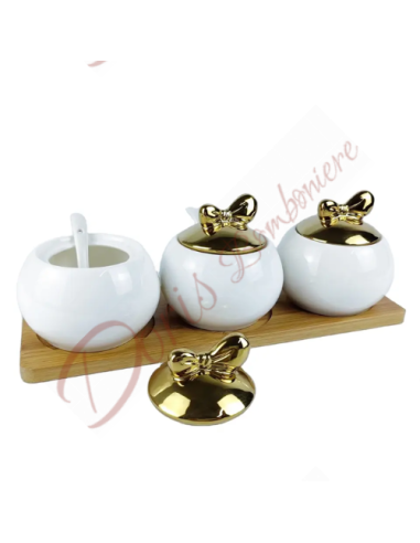 Useful wedding favors 2024 sugar bowl for spices