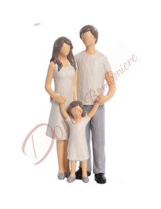Family favor wedding baptism parents with child 2